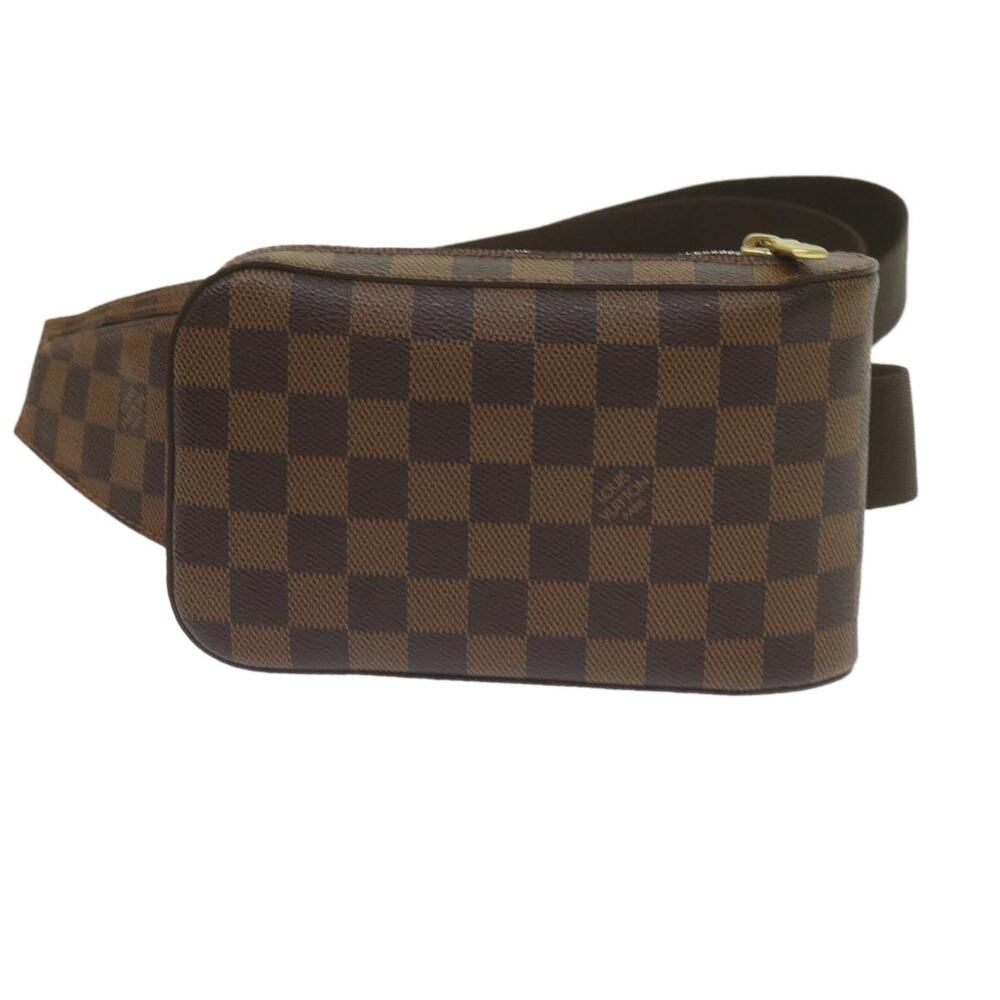 Louis Vuitton Damier Ebene Geronimos Shoulder Bag Brown